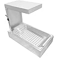 KOUWO Commerical French Fry Warmer Fries Dump Station Fried Food Warmers with Base Pan,500 Watt,110V