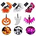 YUNLIGHTS Fairy String et of 3 Battery Operated 11.5ft Pumpkin Bat Ghost 30 LED Lights Each for Indoor/Outdoor Halloween Christmas, Holiday Party Decoration, White + Orange + Purple