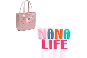 A&H Zier Bag Accessories Silicone Charm for Bogg Bag Fade-Resistant 0.5cm Thick Compatible With Most Bogg Bag