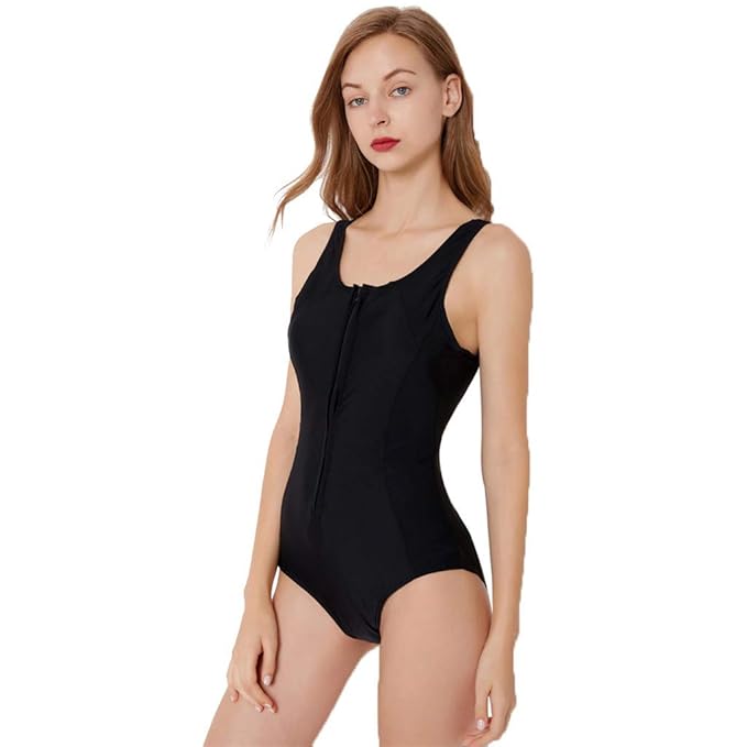 iYmitz Damen Langarm Tauchanzug Einteiliger Badeanzug Sport Frauen Wasser Surf Schwimmen Drucken ärmellose Badebekleidung