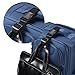 Pack of 2 Add-A-Bag Luggage Strap, Baggage Suitcase Adjustable Belt Straps Travel Accessories Attachment - Connect Your Three Luggages Together, Black