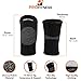 ProFitness Bamboo Knee Sleeve for Joint Pain Improved Circulation Compression – Effective Support for Running, Jogging,Workout, Walking, Hiking and Recovery (X-Large, Black)