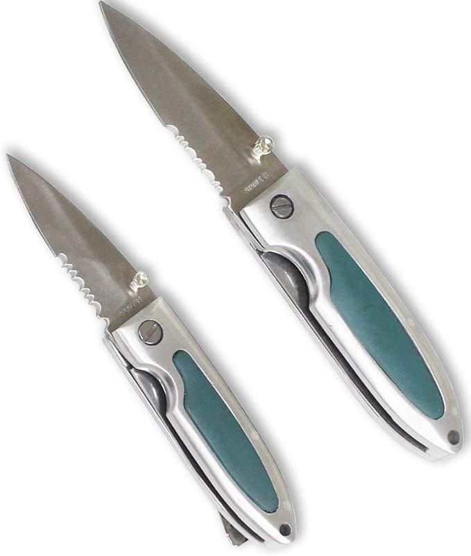DIRK DIRK HUNTING KNIVES 2 Piece Pocket Knife Set Sizes 51/4, And 61