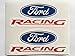 2 Ford Racing Die Cut Decals by SBD DECALS