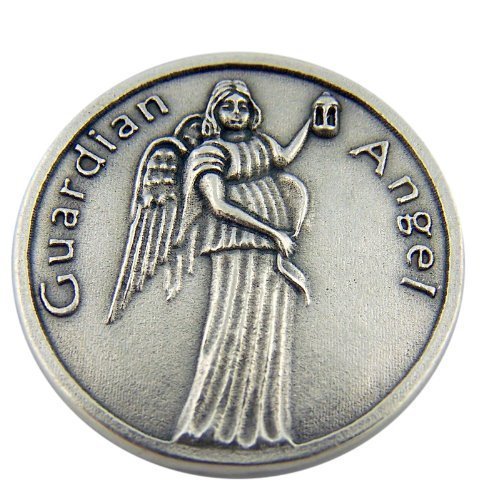 Guardian Angel Pocket Token. Prayer Token. Guardian Angel Charm My Guardian Angel. Perfect for your pocket, wallet or purse.