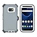 AlphaCell Cover Compatible with Galaxy S7 | Full Body Protection with Carrying Belt Clip | Shock-proof Protective (Grey)