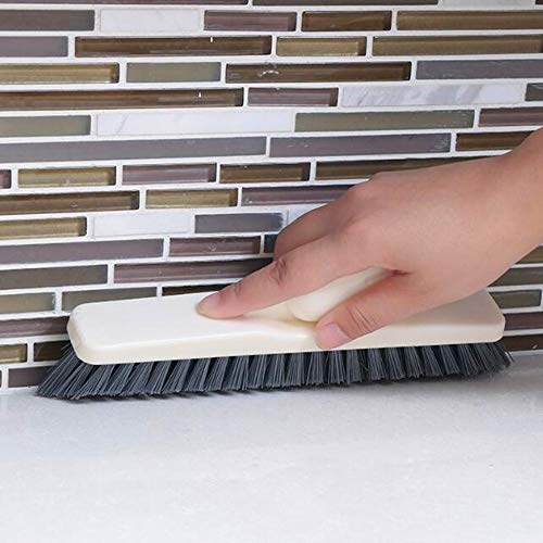 Komost Grout Brush with Long Handle, Grout Cleaner for Tile Floors, Tile Scrub Cleaning Brush