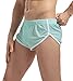 YATEEN Men's Split Side Boxer Briefs Underwear Breathable Underpants