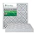 FilterBuy 20x20x1, Pleated HVAC AC Furnace Air Filter, MERV 8, AFB Silver, 4-Pack primary