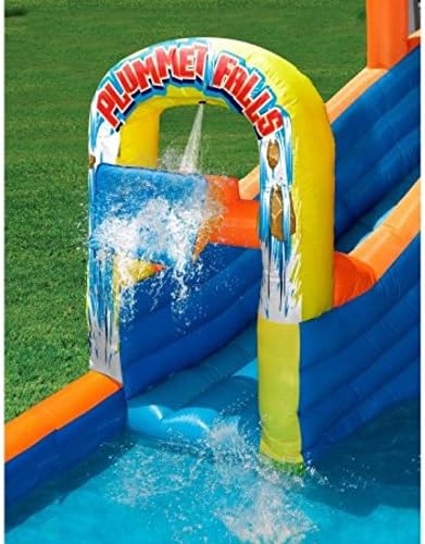 Outdoor Lawn Adventure Inflatable Water Slide Pool Park Water Falls