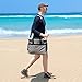 Lifewit 30L (50-Can) Soft Collapsible Cooler Bag Lunch Bag Box, Insulated Travel Bag, Soft-Sided Cooling Bag for Beach/Picnic/Camping/BBQ, Grey