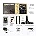 Bright Eyes Newly Upgraded and Fully Waterproof 1200 Lumen Rechargeable Mountain, Road Bike Headlight, 6400mAh Battery (Now 5+ Hours on Bright Beam). Free Diffuser Lens/TAILLIGHT (Black)