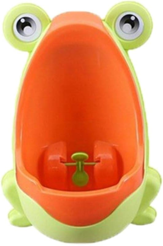 Viaste Cartoon Frog Children Potty Toilet, Wall-Mounted Boys Urinal Trainer, Kids Bathroom Pee Seat