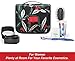 Hanging Toiletry Bag - Portable Travel Makeup Comestic Organizer - Durable Hanging Hook - for Women & Men, Perfect for Comestic, Personal items, Shampoo, Body wash (flower)