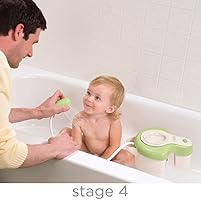 summer soothing spa and shower baby bath