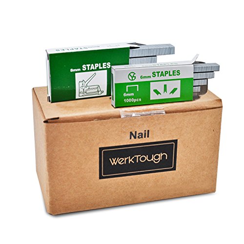 Staples Uniteco 20000 Counts, Silver, 20 Box, 8mm/10Box,6mm/10Box Standard Staples(Staples )