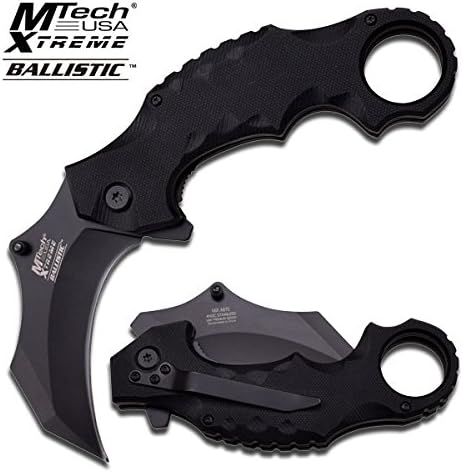 MX-A815BK MTECH XTREME LTfwoxZoD BALLISTIC BLACK HAWK KARAMBIT SPRING ASSISTED S5MNtGZb KNIFE plate sign metal ajieillw bnvmmfhryuiio90 hbnvbdherr56yuiiop ooru223bnvbcxza vnertyaz Mtech USA Xtreme BallisticSPRING ASSISTED KNIFE5" CLOSED LENGTH2.5" BLACK STAINLESS STEEL PLAIN BLADE3.5MM 1rytEi2 THICK BLADE5" BLACK G10 HANDLE1.5MM THICK YRRioVXmq HANDLEINCLUDES POCKET CLIP