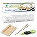 Chefoh All-In-One Sushi Making Kit | Sushi Bazooka, Sushi Mat & Bamboo Chopsticks Set + 3in1 Avocado Slicer | DIY Rice Roller Machine | Very Easy To Use | Must-Have Kitchen Appliance