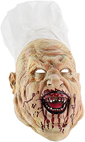 Cosplay Living Dead Scary Halloween Costume Party Props Bloody nighthide Fork Monster Mask