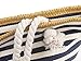 AmyHomie　Large size straw striped canvas beach bag, zip pocket travel bag, Christmas gift,Beach Bag Canvas Tote