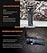 Rofis MR70 CREE XHP70.2 P2 Cool White LED 3500 Lumens Multifunctional Ultra-bright Rechargeable and Dischargeable 26650 Search Flashlight Dual Light Source Tactical Flashlight with 26650 Battery