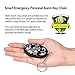 Mengde 120db Loud Emergency Personal Alarm Keychain SOS Keyring for Women, Kids, Girls, Superior, Elderly, Student, Explorer Self Defense Electronic Device Bag Decoration, Black