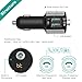 Bluetooth FM Transmitter Car, Wireless Bluetooth Radio Adapter Hand-Free Calling Dual USB Car Charger