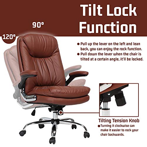 KERMS High Back Executive Home Office Desk Chair, Big and Tall