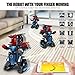 DAZHONG Building Block Robot App Controlled Toy Educational Electric RC Robot Bricks STEM Toys with LED Intelligent Charging Gift for Boys Girls Age of 6,7,8,9-14 Year Old (Blue)