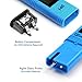 Jellas Pocket Size pH Meter Digital Water Quality Tester for Household Drinking Water, Swimming Pools, Aquariums, Hydroponics, pH Measurement for 0-14.0 pH (Z-Blue - pH Meter Auto Calibration)