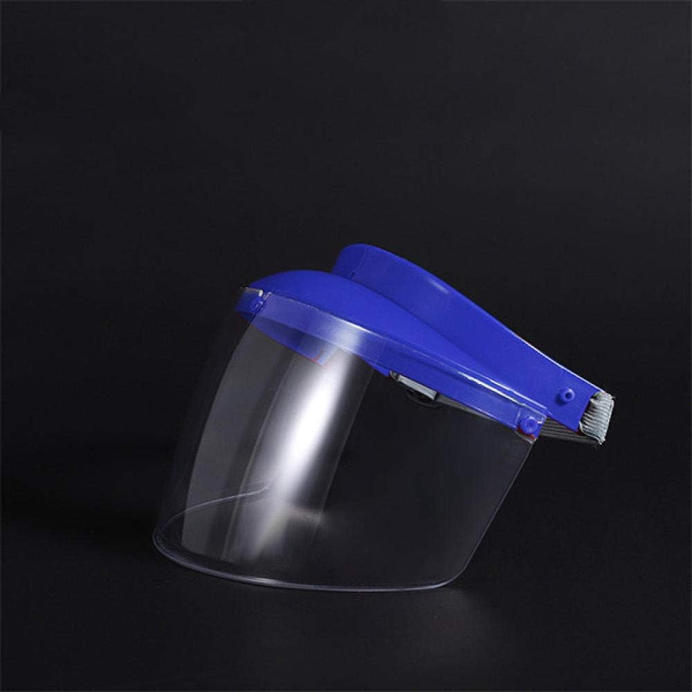 Protective mask anti-fog saliva transparent full mask anti-cooking oil spray artifact full face cover raincoat set.