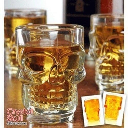 eSmart 16 oz Crystal Skull Head Vodka Glass Beer Cup Drink Ware