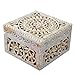 Hashcart Hand-carved Jewelry Box - Decorative Trinket Box - Keepsake Box - Anniversary, Housewarming Gifts For Women | Ring box |