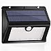 [Bright 44 LED 2 Color Light] Intelligent Solar Powered Motion Sensor Lights- Day / Night Auto On / Off- 4 Modes Waterproof Outdoor Wireless Exterior Security Lighting with Hanging Hook
