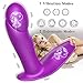 Wearable Vibrator G Spot Vagina Clitoris Stimulator Remote Control Vibrate Masturbation Dildo with 7 Pulsation Modes Waterproof Rechargeable Butterfly Vibrator Silicone Adult Sex Toys for Women Couplethumb 2