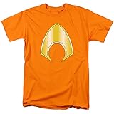 Justice League Of America DC Comics Aquaman Classic Logo Adult T-Shirt