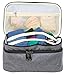MISSLO Portable Travel Bra Socks Underwear Cosmetic Accessory Toiletry Organizer 3 Layers (Grey)