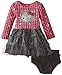 Hello Kitty Baby Girls' Jersey To Netting Dress with Sequin