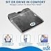 Dr. Tushy Wedge Seat Cushion, 100% Memory Foam Firm, 3 Inch Thick Car Seat Cushion, Coccyx Cushion Design for Lower Back Pain, Sciatica, Leg & Hip Pain Relief While Driving Product Name