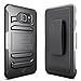 Galaxy S7 Case, CellBee [Rigid Armor] Dual Layer Heavy Duty Holster (Built-in Credit Card Slot Clip) Case with Kickstand and Locking Belt Swivel Clip - Retail Packaging Warranty Applied (Rigid Metal)