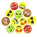 Sol Coastal Beach Ball Set with Emoji Faces: Unique Pool & Birthday Party Gifts or Favors for Teens & Adults: 6 Funny Emojies (12-inch, 12-Pack)