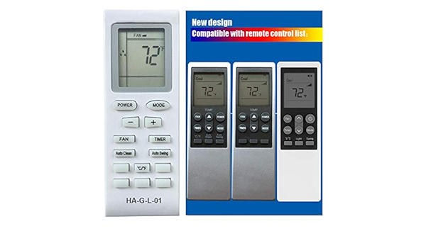 Amazon Com Ying Ray Ha G L 01 Replacement For Lg Portable Air Conditioner Remote Control Lp0818wnr Lp1018wnr Lp1218wnr Home Kitchen