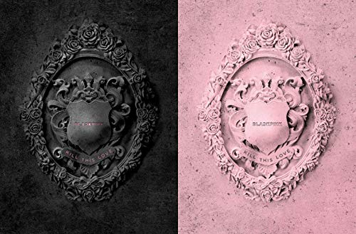 Blackpink 2nd Mini Album [Kill This Love] [Black Ver. + Pink Ver. Set] - Pack of 2CD, 2Photobook, Photocards, 2Folded Poster with Pre Order Benefit, Extra Decorative Sticker Set, Photocard Set