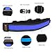 Bseen LED Running Belts - High Visiblity USB Rechargeable LED Reflective Belt, Safety Gear for Running, Walking, Jogging, Hiking, for Child Safety (Blue)