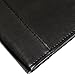 Buxton Genuine Leather Writing Pad Folio, Black