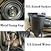 SEOL-LIGHT Barn Adjustable Pipe Chandeliers Pendant Hanging Lighting with 9 Sockets(Industrial-Style)Max 540W Metal Iron For Dinning Room,Kitchen,Foyer