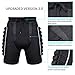 Protection Hip 3D Padded Protective Shorts for Snowboard Skate and Ski Black