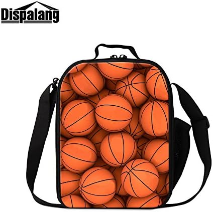Dispalang Ball 3D Printing Insulated Lunch Cooler Bags for Children Cool Lunch Bags for Adults Work