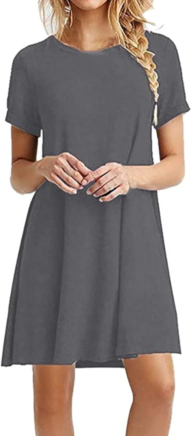 t shirt dress flowy