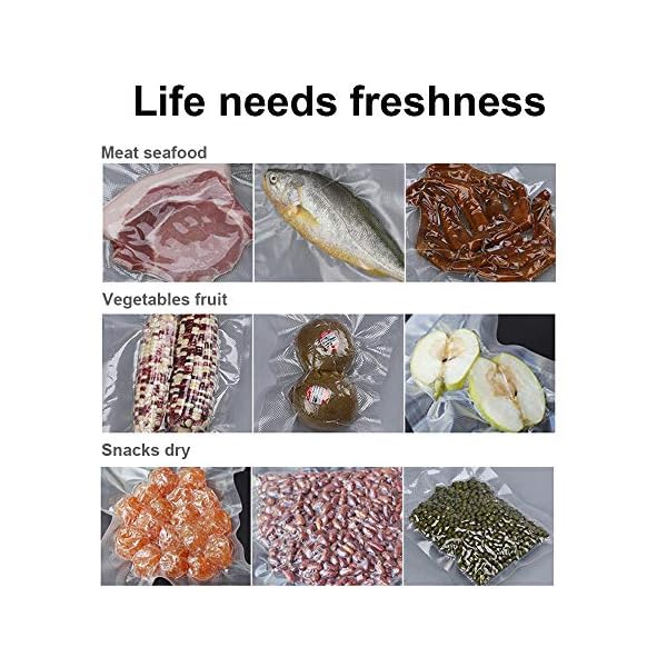 Vacuum Sealer,5 in 1 Automatic One-Touch Vacuum Sealer Machine with Built-in Cutter for Food Storage and Preservation…